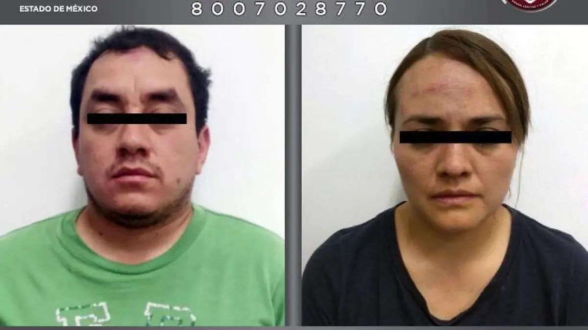 pareja detenidos